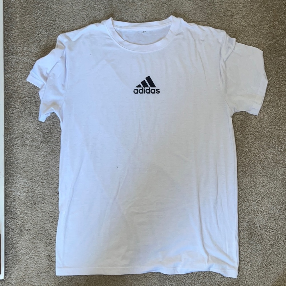 Adidas shirt, T-shirt screened cricut